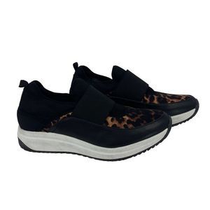 Anne Klein AK Sport Slip-On Sneakers – Animal Print